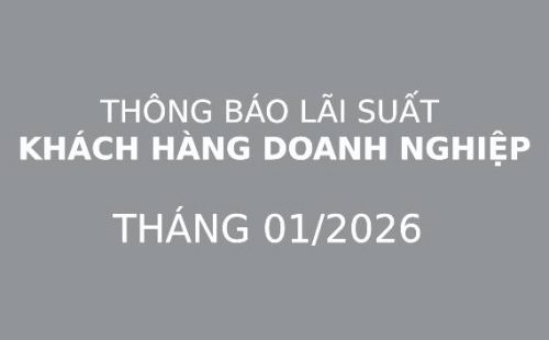 THÔNG BÁO LÃI SUẤT VAY MUA XE LEXUS CHO KHÁCH HÀNG DOANH NGHIỆP – THÁNG 01/2026