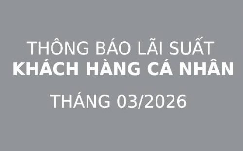 THÔNG BÁO LÃI SUẤT VAY MUA XE LEXUS CHO KHÁCH HÀNG CÁ NHÂN – THÁNG 03/2026