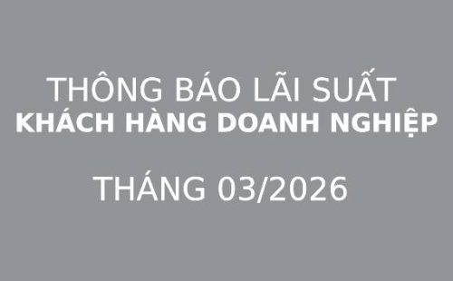 THÔNG BÁO LÃI SUẤT VAY MUA XE LEXUS CHO KHÁCH HÀNG DOANH NGHIỆP – THÁNG 03/2026