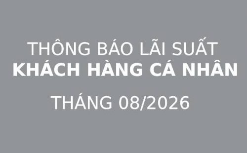 THÔNG BÁO LÃI SUẤT VAY MUA XE LEXUS CHO KHÁCH HÀNG CÁ NHÂN – THÁNG 08/2026