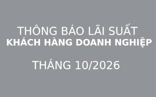 THÔNG BÁO LÃI SUẤT VAY MUA XE LEXUS CHO KHÁCH HÀNG DOANH NGHIỆP – THÁNG 10/2026